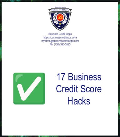 17 Business Credit Score Hacks